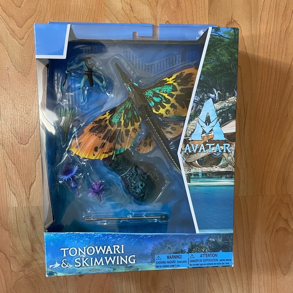 McFarlane Toys Disney Avatar Toniwari and Skimwing Action Figure - Picture 1 of 7